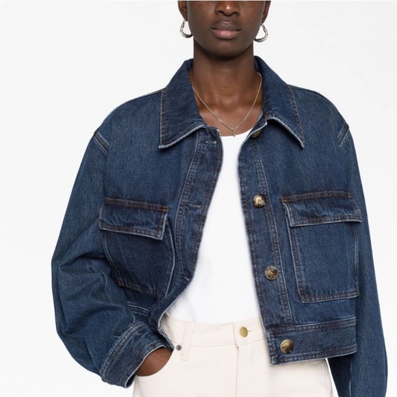 Toteme Jackets & Blazers - ✨current season! TOTEME cropped denim jacket